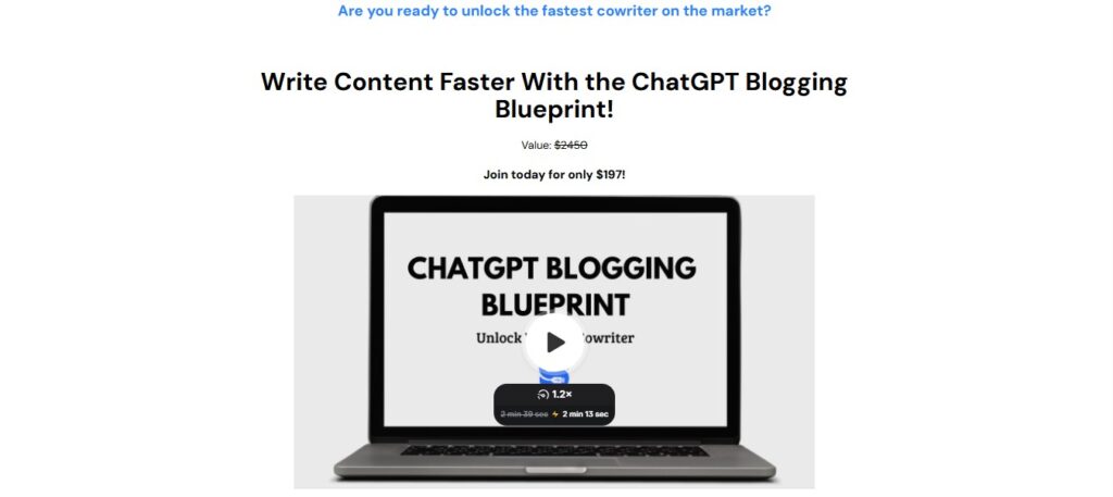 ChatGPT Blogging Blueprint