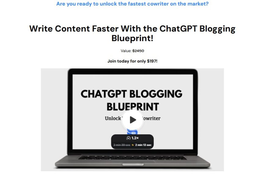 ChatGPT Blogging Blueprint