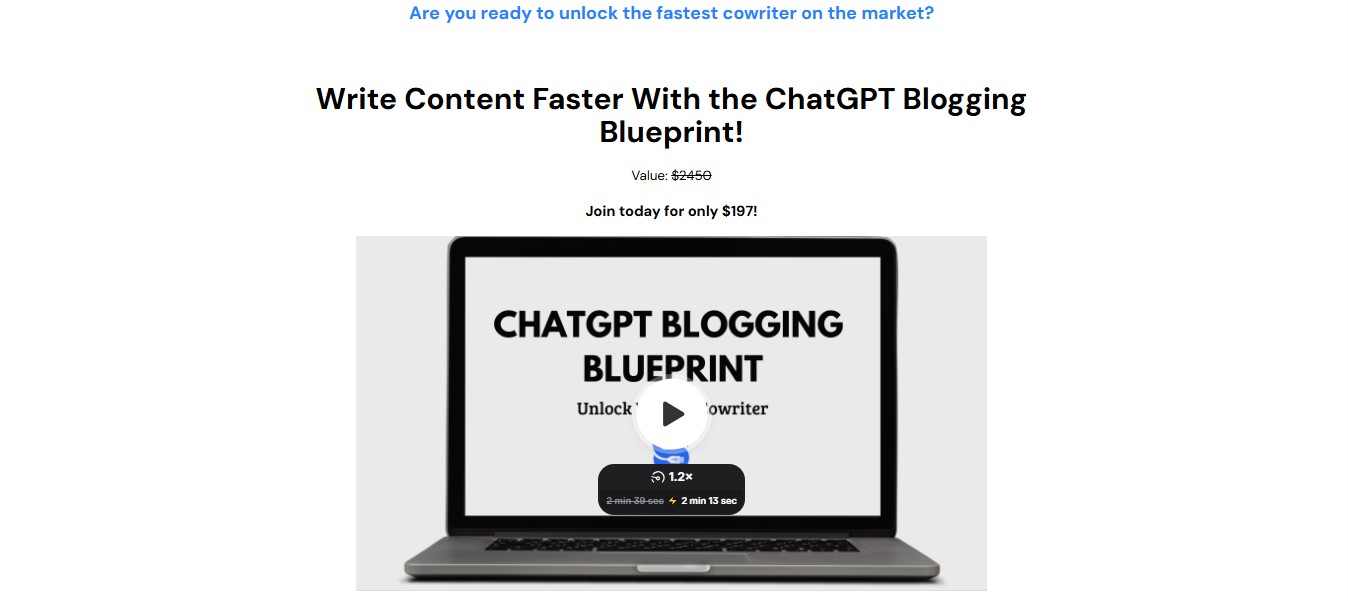 ChatGPT Blogging Blueprint